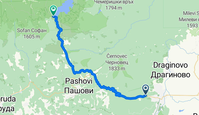 Velingrad to Belmeken dam