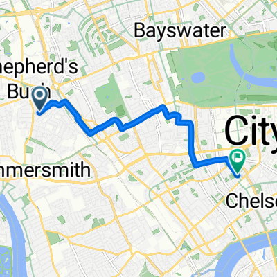 Melrose Gardens, London to Kensington and Chelsea, London