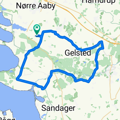 Route in Ejby
