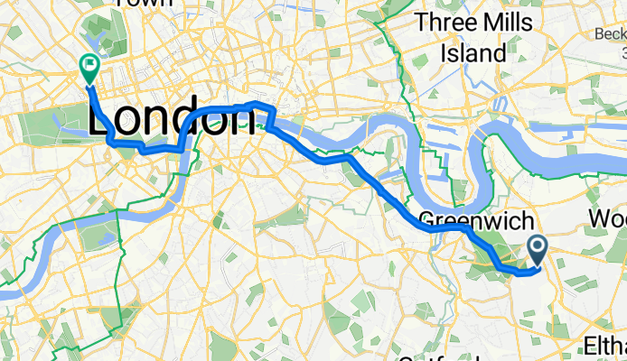 Kidbrooke Grove, London to Nutford Place, London