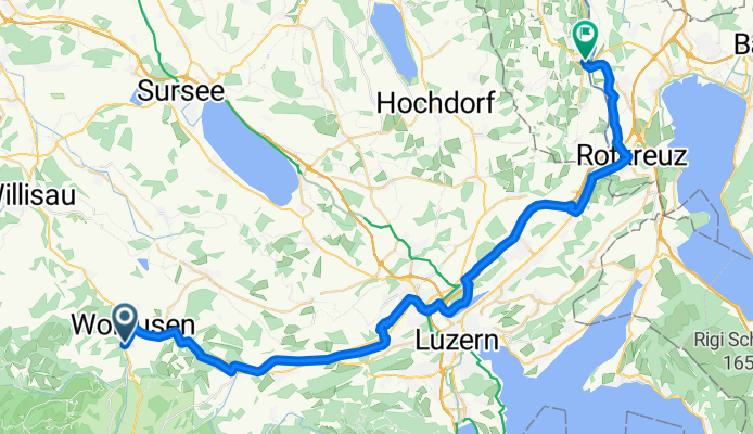 Tagestour kleine Emme - Reuss Wohlen bis Sins