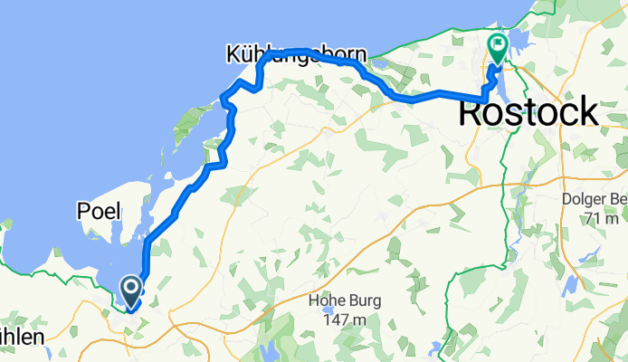 Breite Straße 11A nach Schmarl Dorf 17D