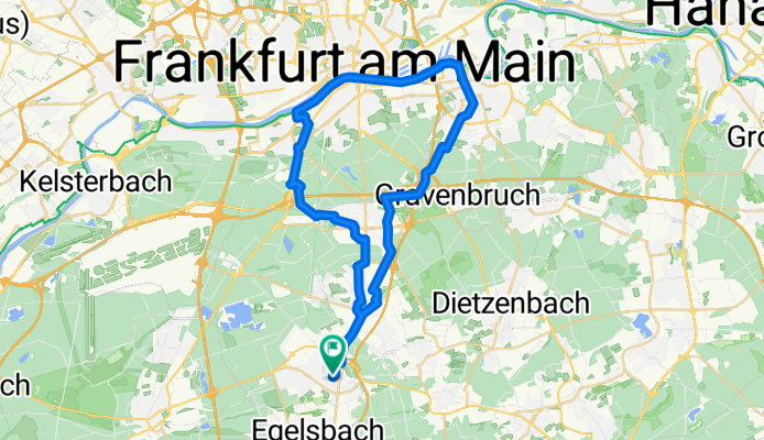 Route in Langen (Hessen)