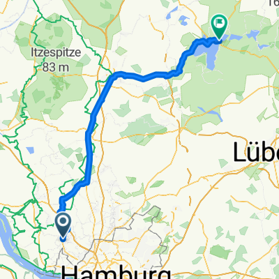 Route zu Apartment Plöner See