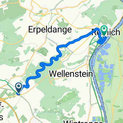 From Ellange to Remich