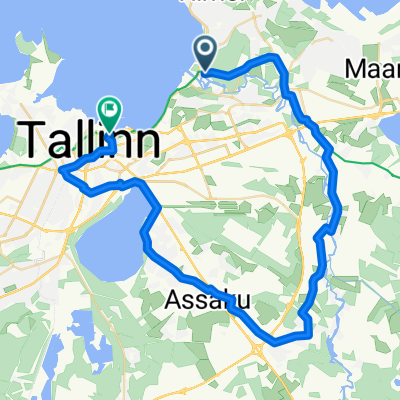 Route to Uus-Sadama, Tallinn