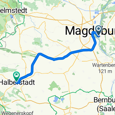 Pechauer Platz, Magdeburg nach Georgenstraße, Halberstadt