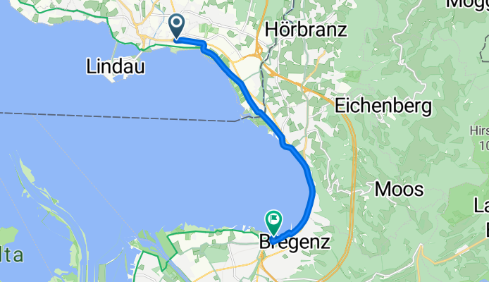 Von Lindau (Bodensee) bis Bregenz