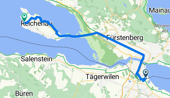 Route zu Camping Sandseele