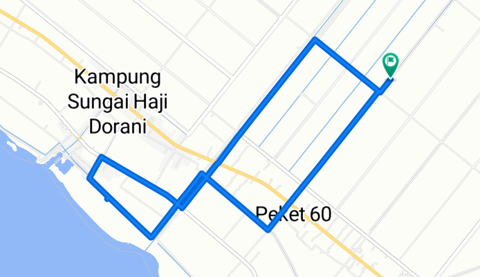 Jalan Kasawari Peket Dalam to Jalan Kasawari Peket Dalam