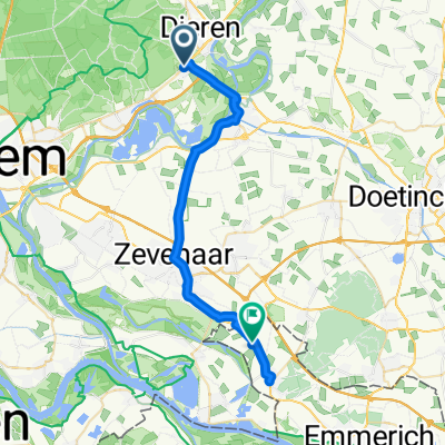 Zutphensestraatweg, Ellecom nach Bindsberger Weg, Emmerich am Rhein