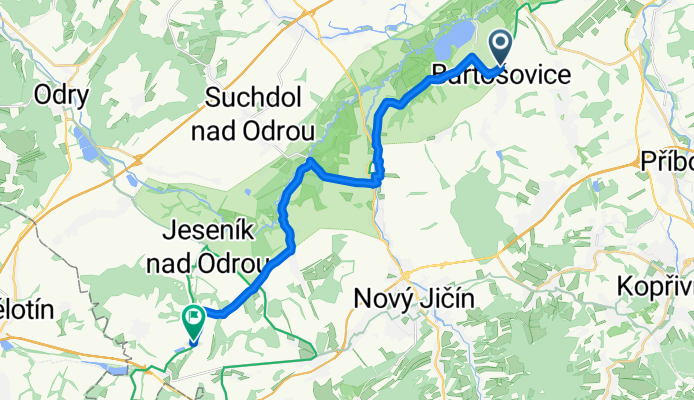 Bartošovice - Hustopeče Nad Bečvou