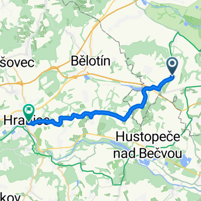 Hustopeče Nad Bečvou - Hranice