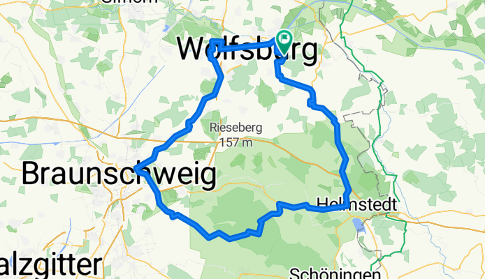 Route in Wolfsburg