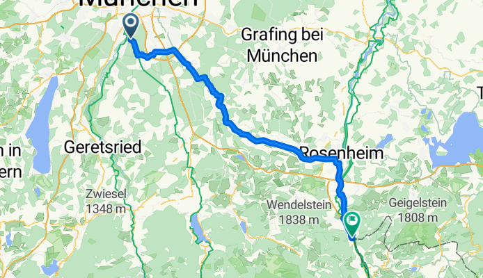 From Rosenheim to Kufstein