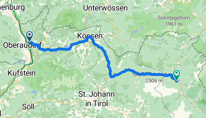 Oberaudorf - Sankt Martin bei Lofer