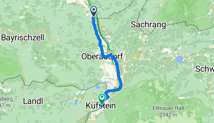 From Kufstein to Eben am Achensee