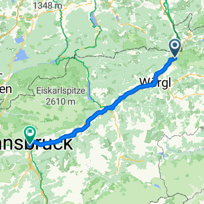 From Eben am Achensee to Innsbruck