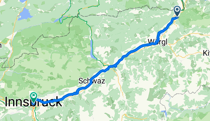 From Eben am Achensee to Innsbruck