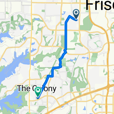 The Colony bike path