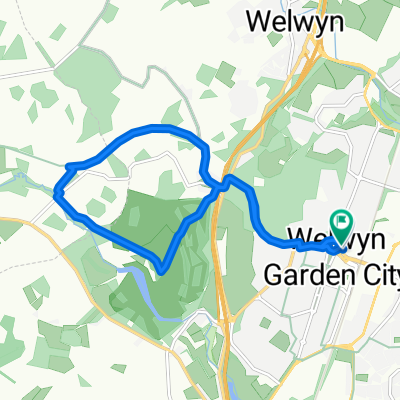 Bridge Road, Welwyn Garden City to Handside, Welwyn Garden City