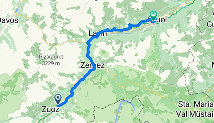 444-04: Nationalpark Bike-Tour. Etappe 4 S-chanf - Scuol