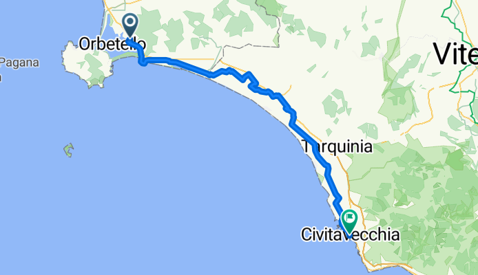Orbetello Scalo - Civitavecchia