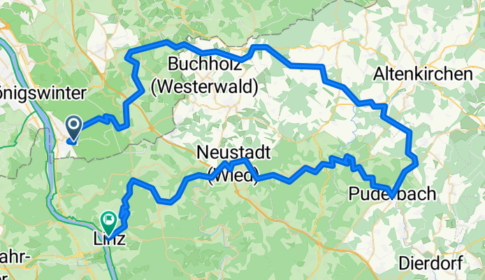 Route to Bad Honnef