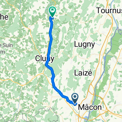 Chemin de Verneuil, Prissé nach Route de Chissey, Cormatin
