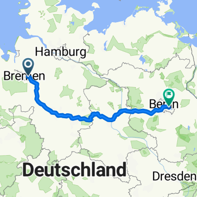Von Bremen bis Berlin über Hannover