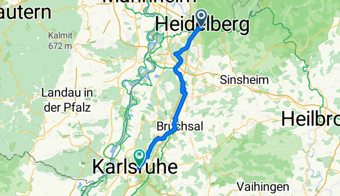 B3 to Rintheimer Straße