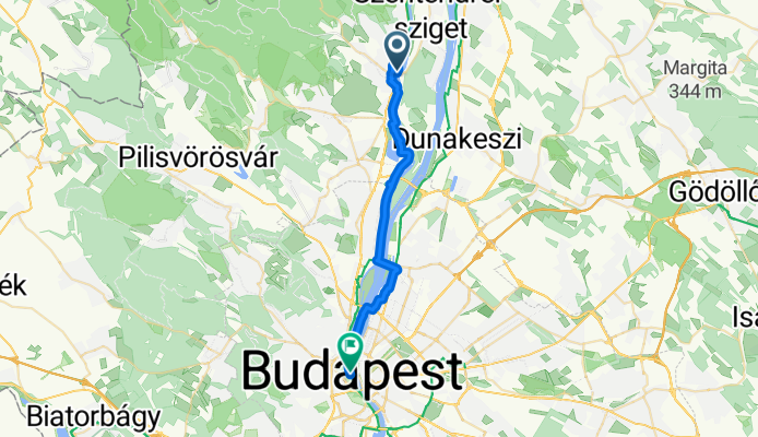 D15 Szentendre - Budapest