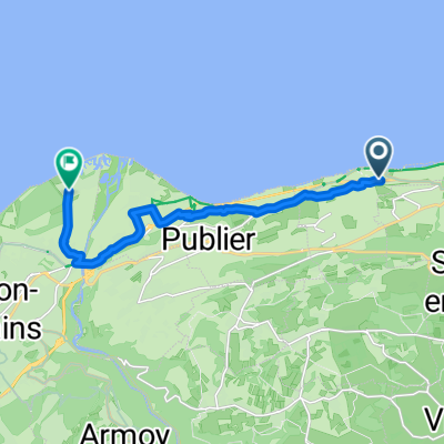 Avenue des Sources, Évian-les-Bains nach Avenue de St-Disdille, Thonon-les-Bains