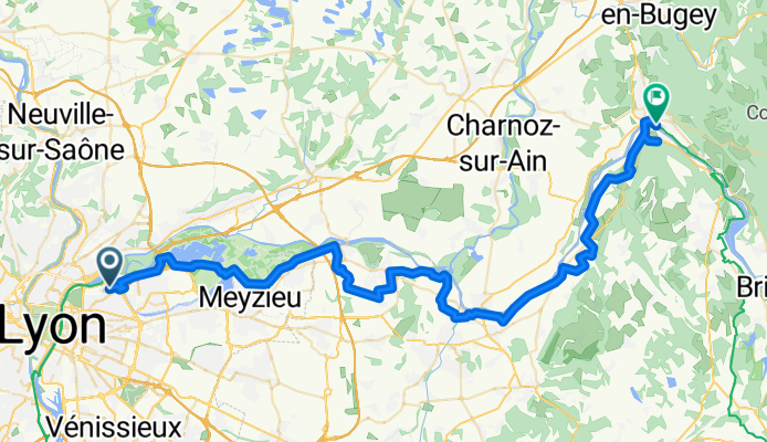 Villeurbanne - Saint-Sorlin-en-Bugey