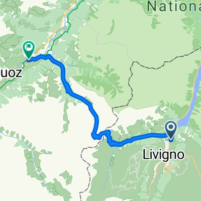 444-03: Nationalpark Bike-Tour. Etappe 3 Livigno - S-chanf