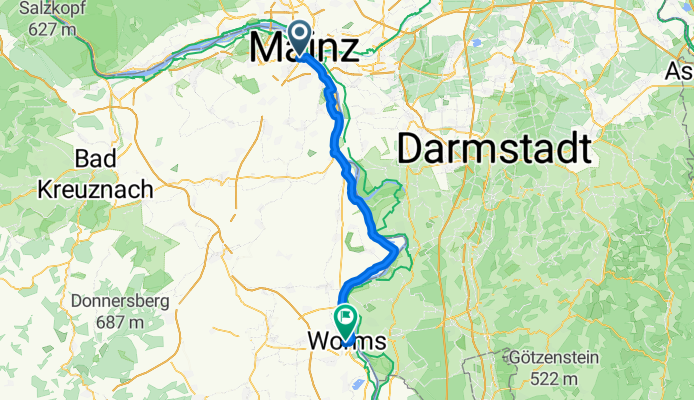 Von Mainz bis Worms
