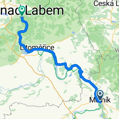 náměstí Míru, Mělník to Ke Hradu, Ústí nad Labem