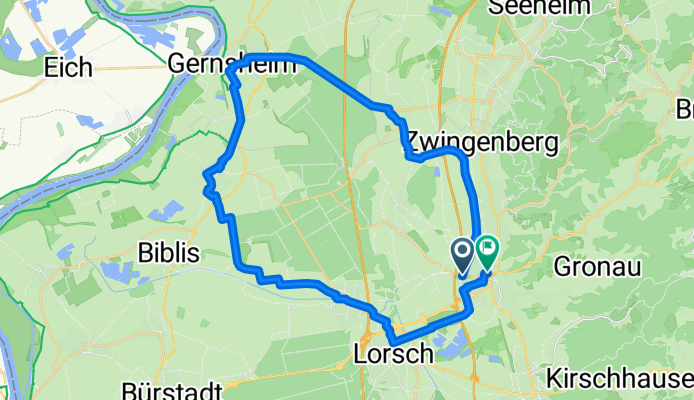 Von Bensheim bis Gernsheim