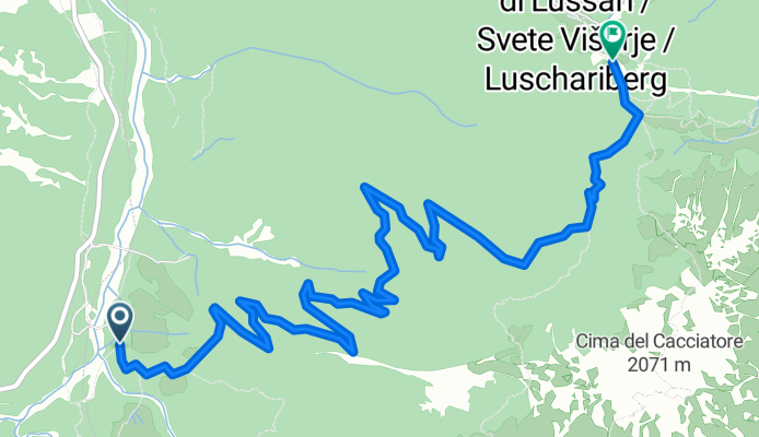 Route in Tarvisio