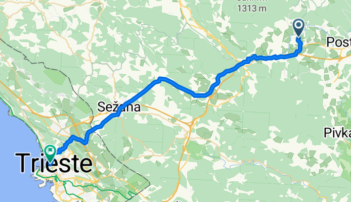 Adelsberg - Triest
