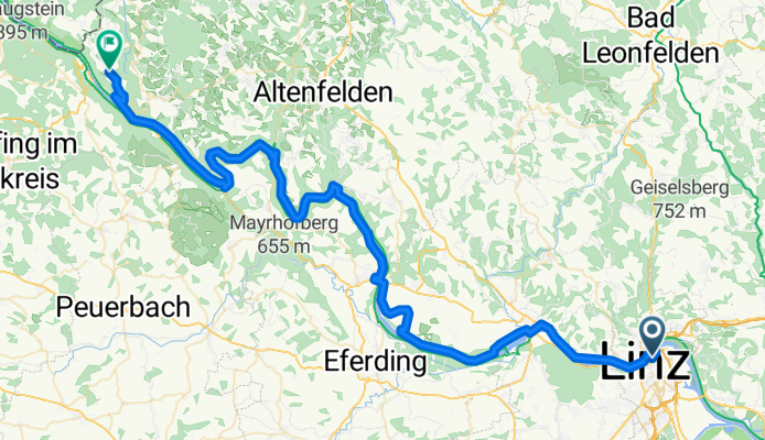 von Linz nach Neustift mit Fähren