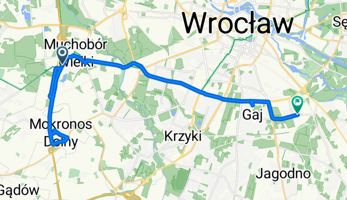 Route to Gazowa, Wroclaw