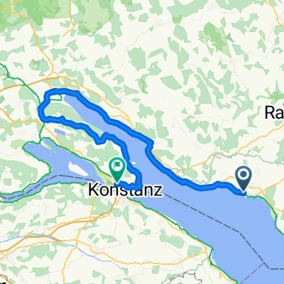 Bodensee-Radweg Von Friedrichshafen nach Konstanz