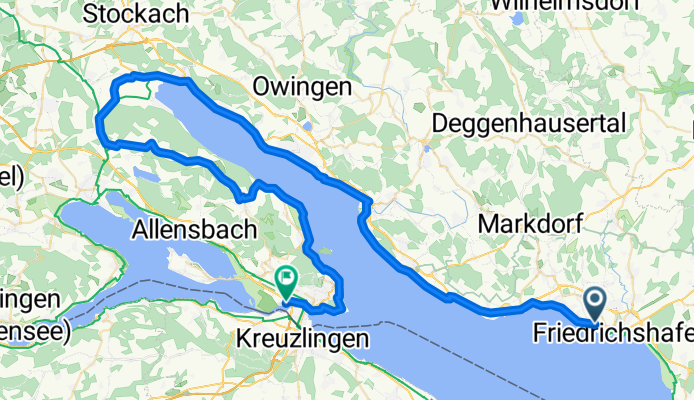 Bodensee-Radweg Von Friedrichshafen nach Konstanz