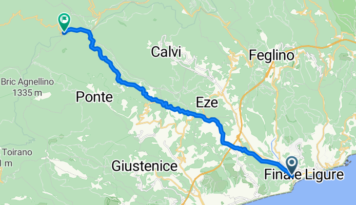 PASSO DI MELOGNO, por Finale Ligure