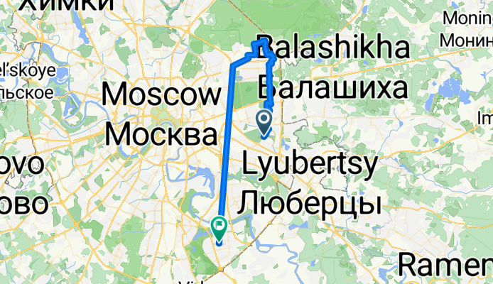 От ул. Молдагуловой до Борисовский проезд корпус
