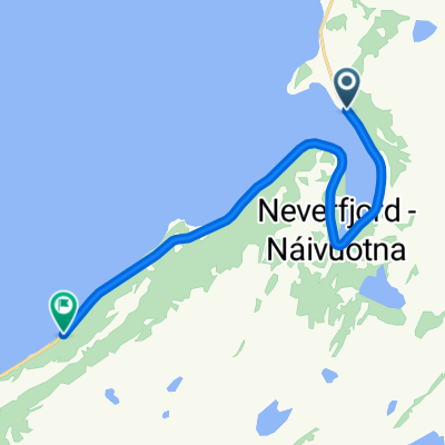 Neverfjordveien, Kvalsund to Vargsundveien, Kvalsund