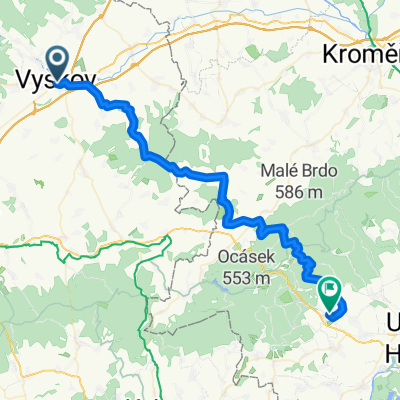 Route to Buchlovice