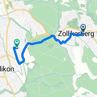 Forchstrasse, Zollikerberg nach Kesslerstrasse, Zollikon