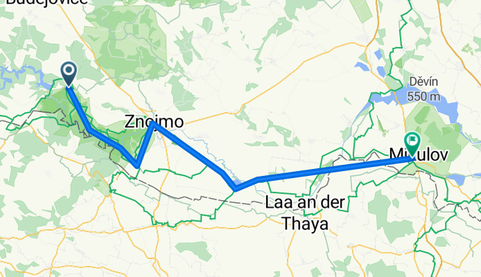 Blížkovice - Mikulov